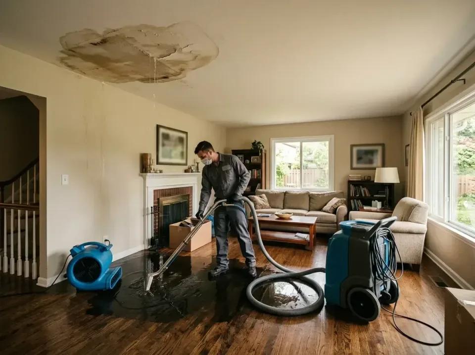 attic-pipe-burst-ceiling-drip-008 — frequently asked questions, Water Damage Restoration & Carpet Care in McGuire AFB, NJ